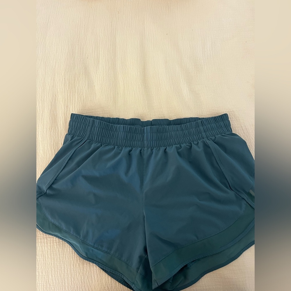 Athleta Women's Teal 4” Mesh Running Short